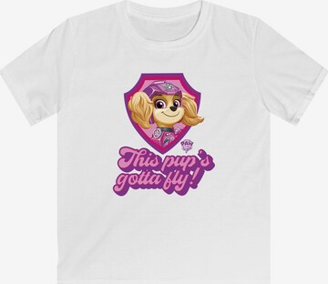 F4NT4STIC Shirt 'Skye This Pup's Gotta Fly!' in Wit: voorkant