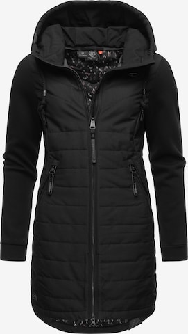Ragwear Winter Coat 'Lucinda' in Black: front