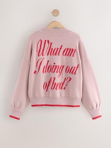 Geacă tricotată de la Rockett St George pe roz