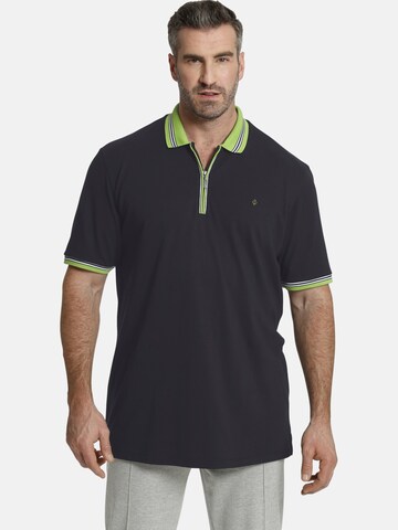 Charles Colby Poloshirt 'Earl Pat' in Blau: predná strana