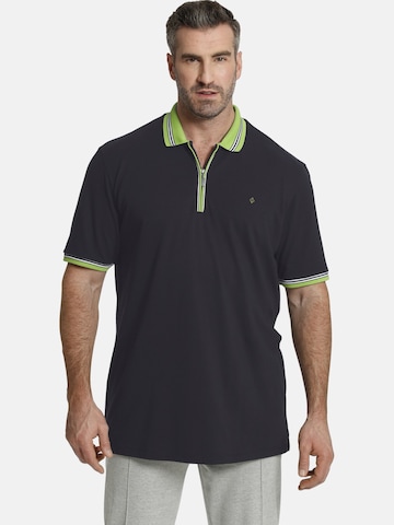 Charles Colby Poloshirt 'Earl Pat' in Blau: predná strana