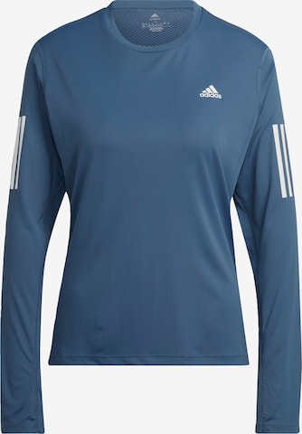 ADIDAS PERFORMANCE Funktionsbluse 'Own The Run' i blå: forside