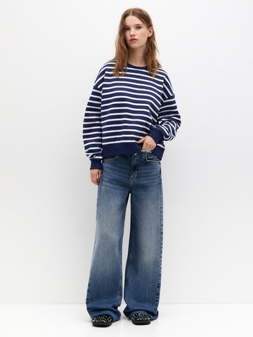Pull&BearSweater majica - plava boja