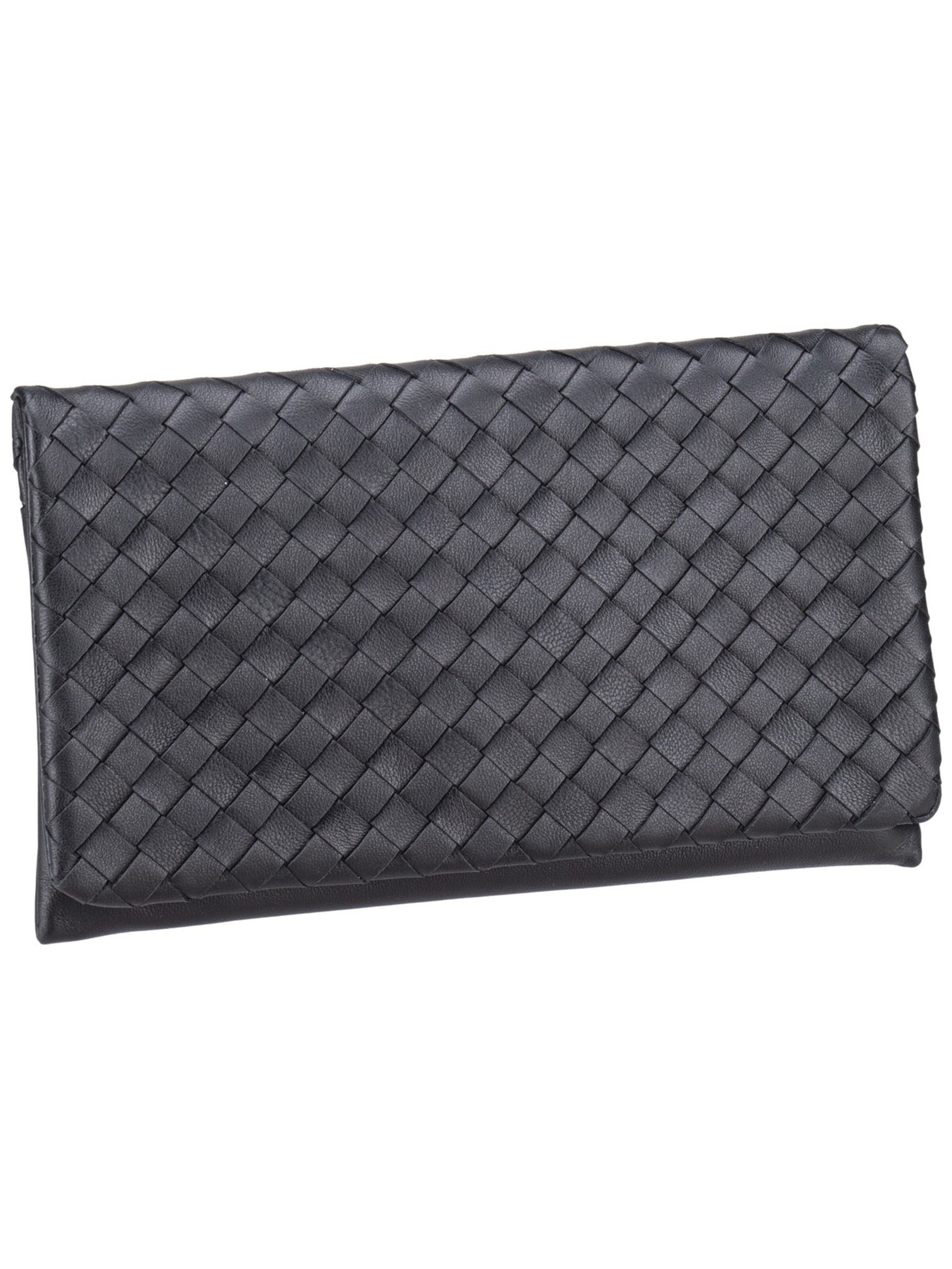 ABRO Clutch in Schwarz: Vorderseite
