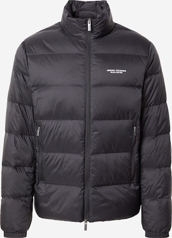 Geacă de primăvară-toamnă de la ARMANI EXCHANGE pe negru: față