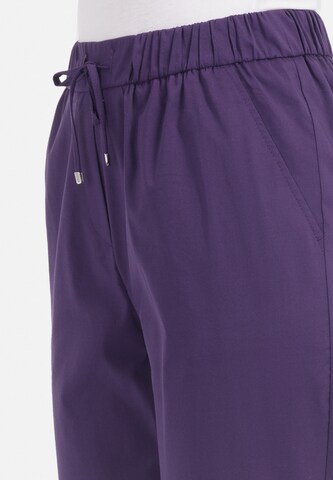 HELMIDGE Loosefit 3/4-Hose in Lila