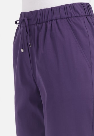 HELMIDGE Loose fit Pants in Purple
