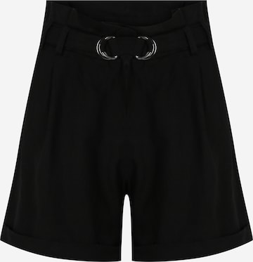 Maison 123 Laiad sääred Voltidega püksid, värv must: eest vaates
