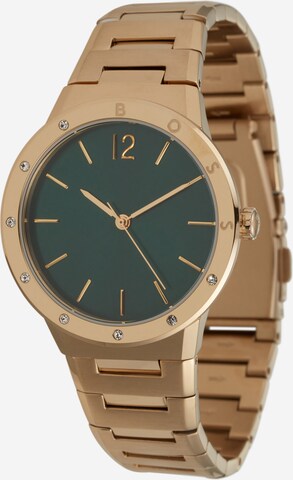 BOSS Analog Watch in Gold: front