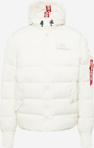 ALPHA INDUSTRIESTehnička jakna - bijela boja: prednji dio