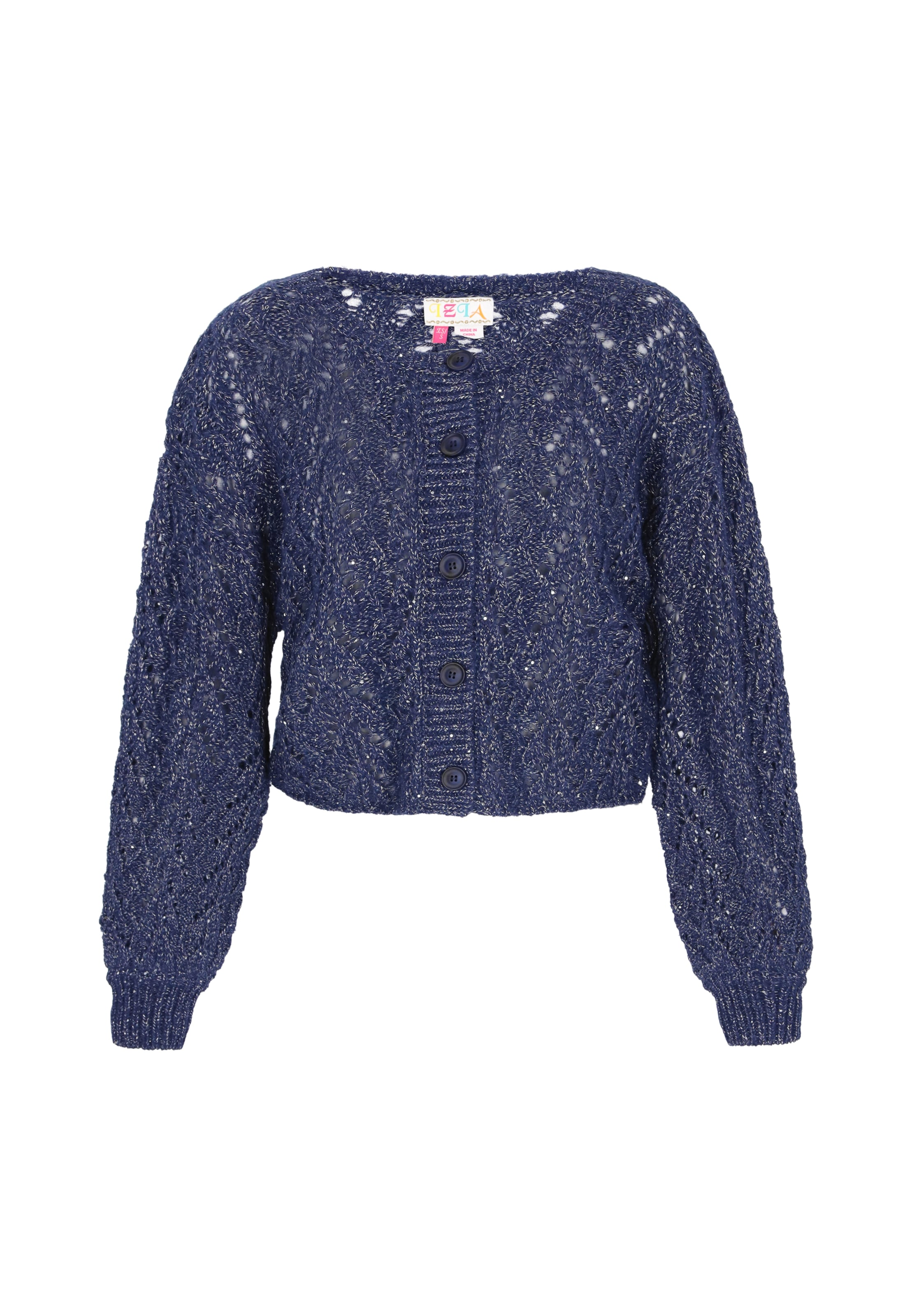 IZIA Kofta i blå: framsida