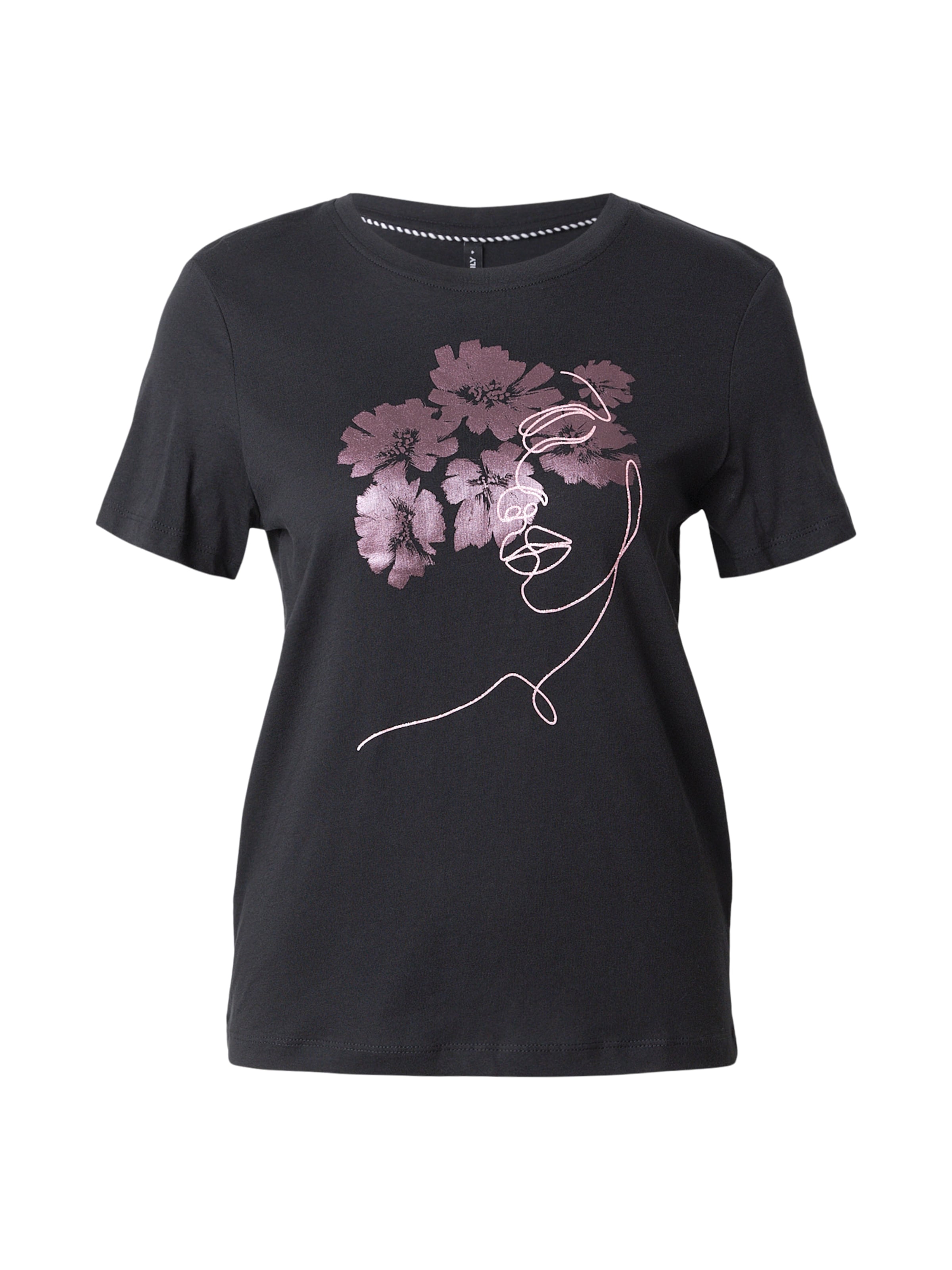 Tricou 'ONLKITA' de la ONLY pe negru: față