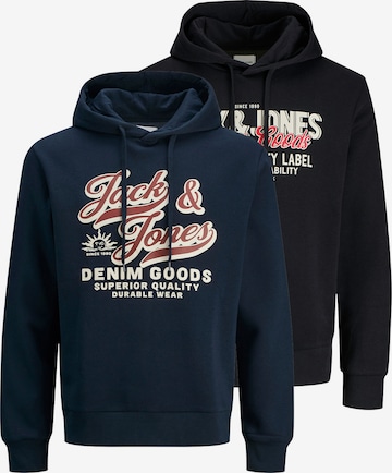 JACK & JONES Sweatshirt 'Logo' in Schwarz: Vorderseite