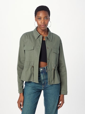 ABOUT YOU Between-Season Jacket 'Sari' in Green: front