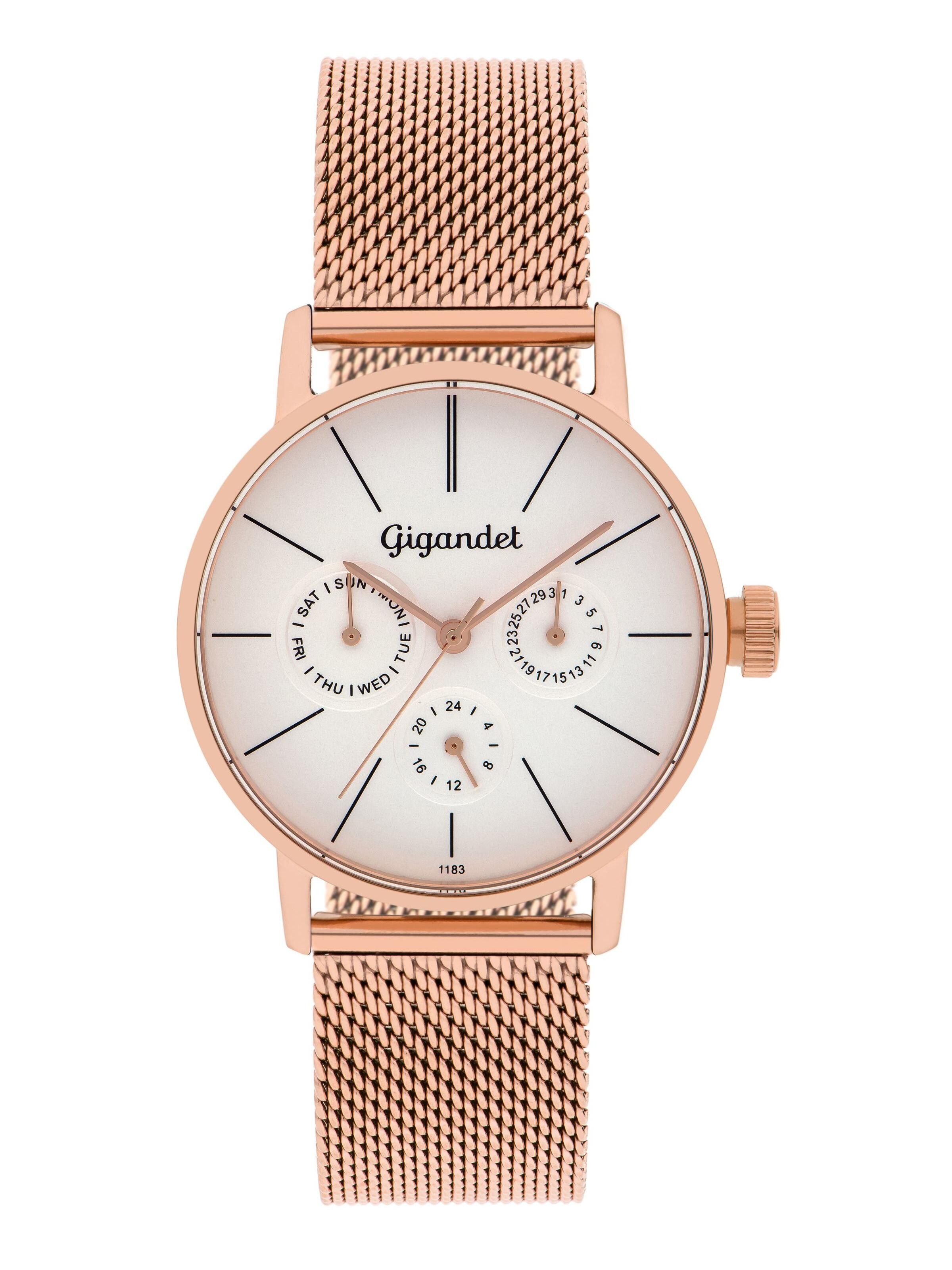 Gigandet Analog Watch 'MINIMALISM' in Gold: front