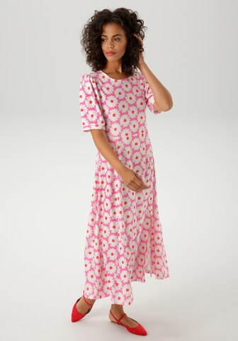 Aniston CASUAL Summer Dress in Pink