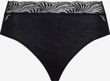 Hanro - Cueca ' Cotton Delight ' em preto: frente