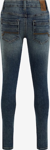 WE Fashion Skinny Jeans in Blauw