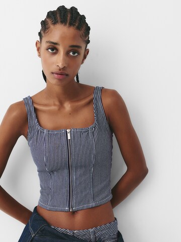 Pull&Bear Topp i blå: framsida