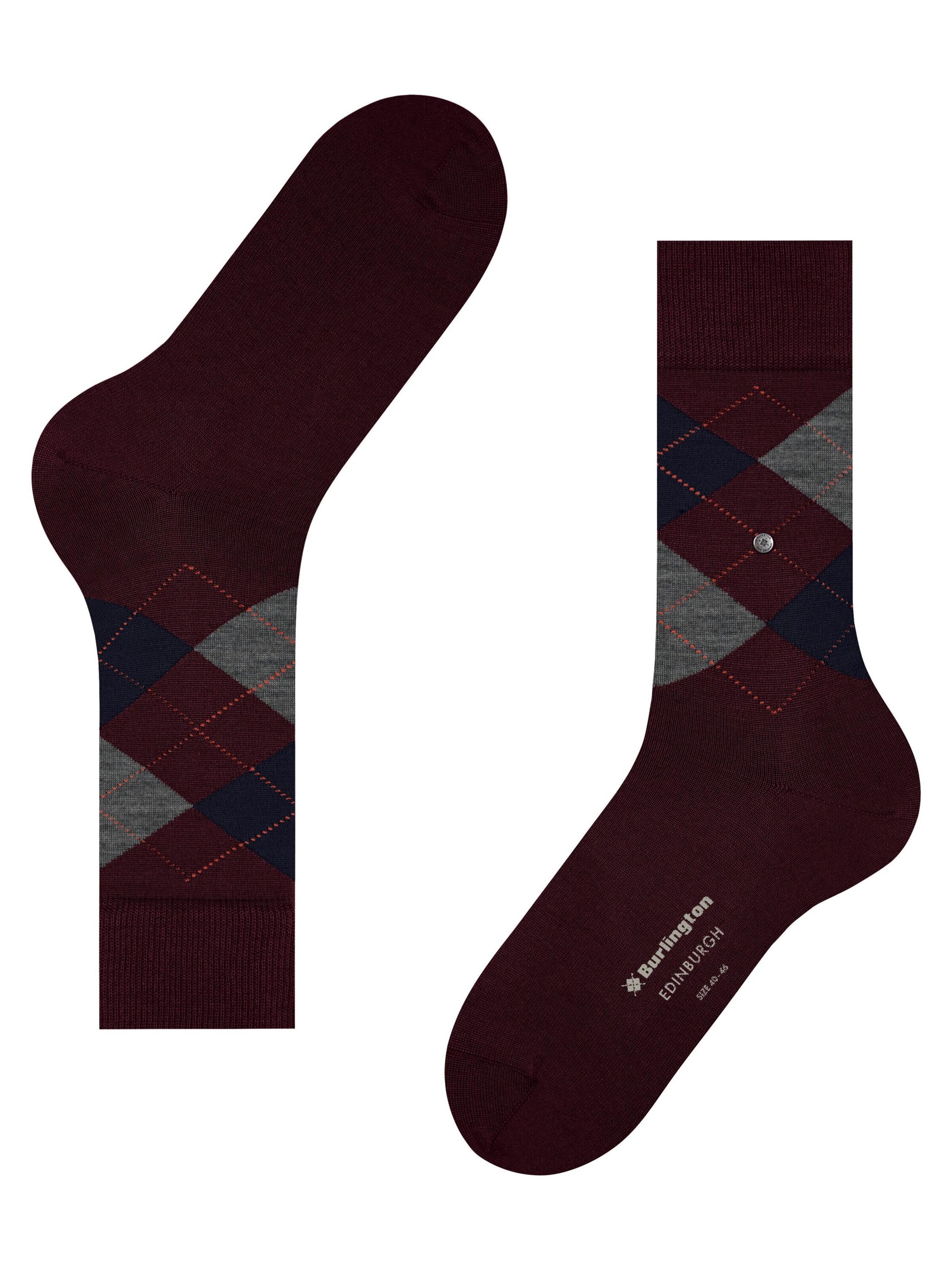 BURLINGTON Socken 'Edinburgh'‌‌‌ in Rot