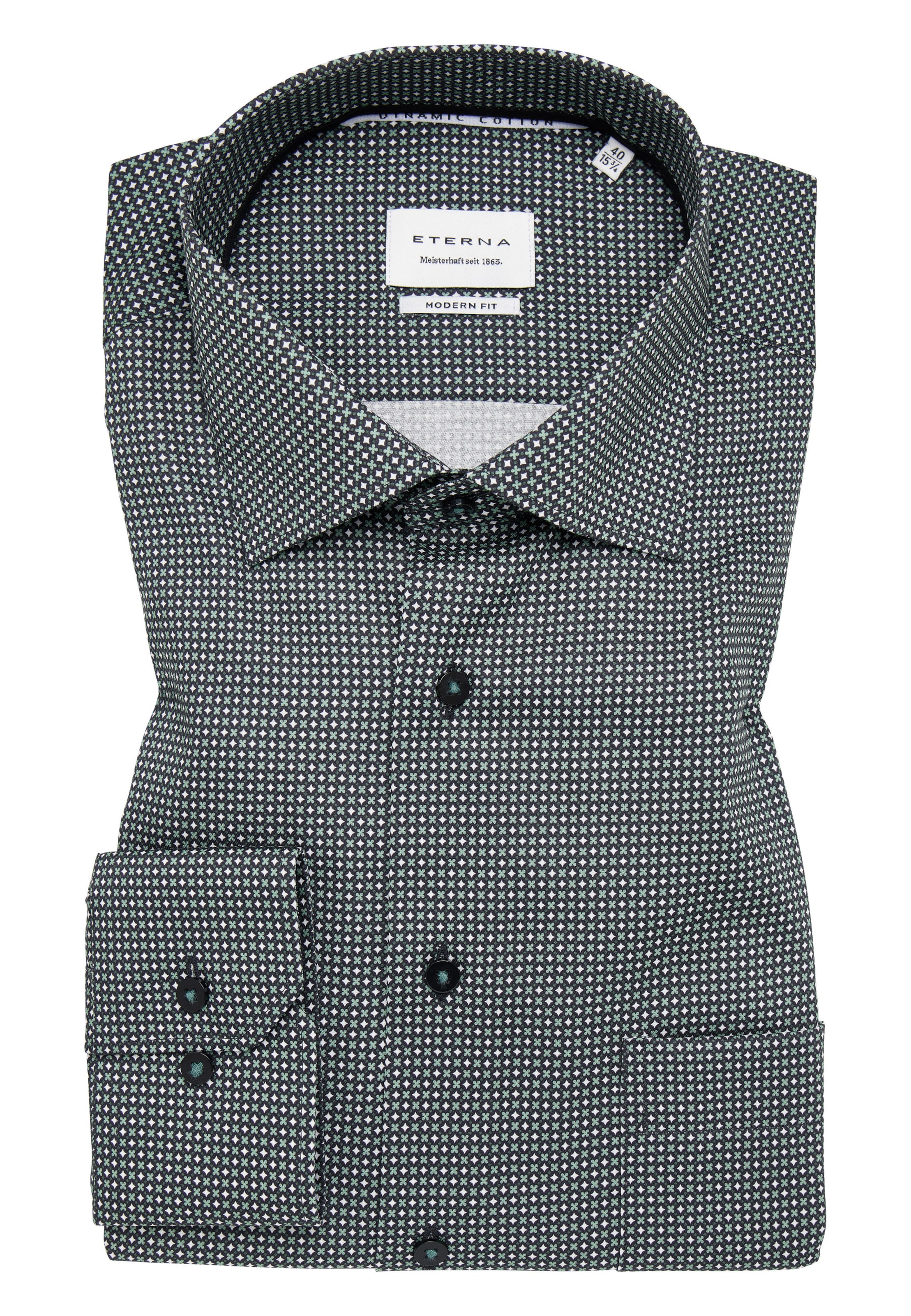 ETERNA Regular Fit Hemd in Grün