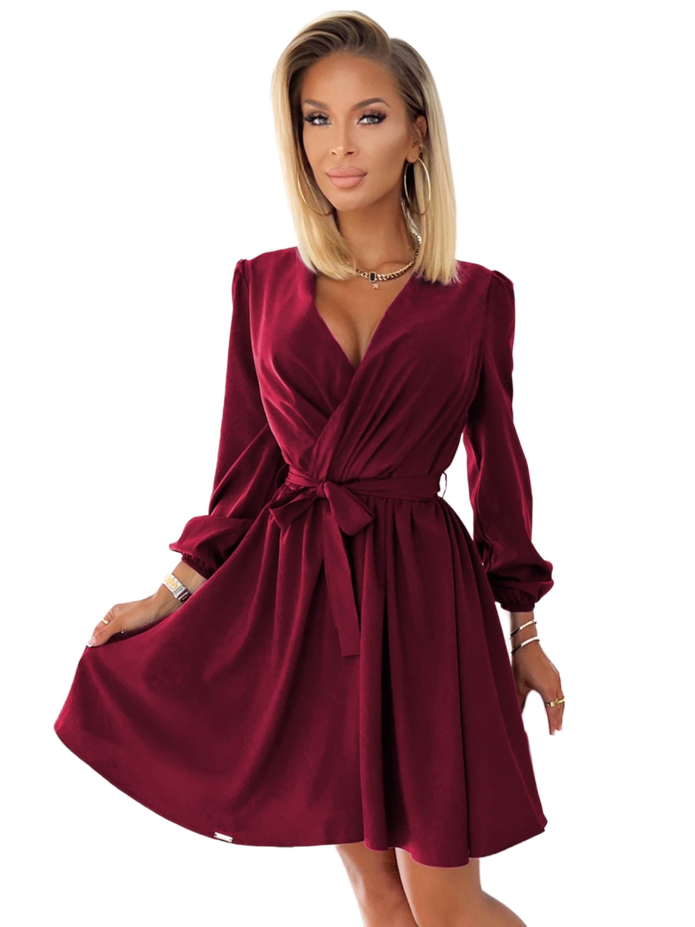 amorubi.com Cocktail Dress in Red: front