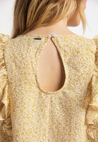 DreiMaster Vintage Bluse in Gelb