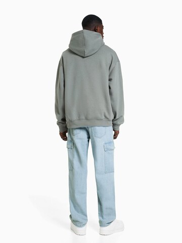 Bershka Loosefit Cargojeans in Blauw