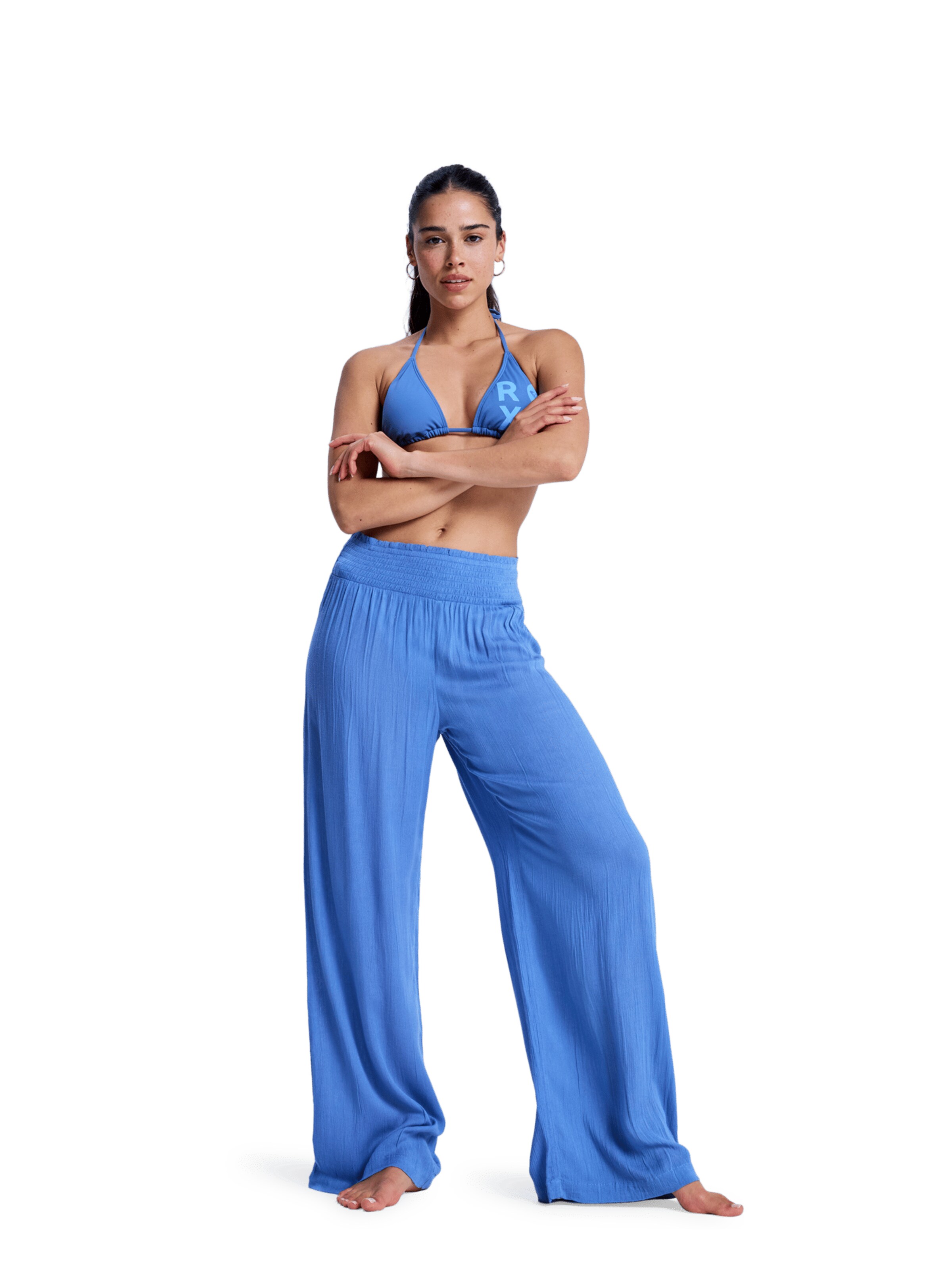 ROXY Loosefit Hose 'Along The Sunset' in Blau
