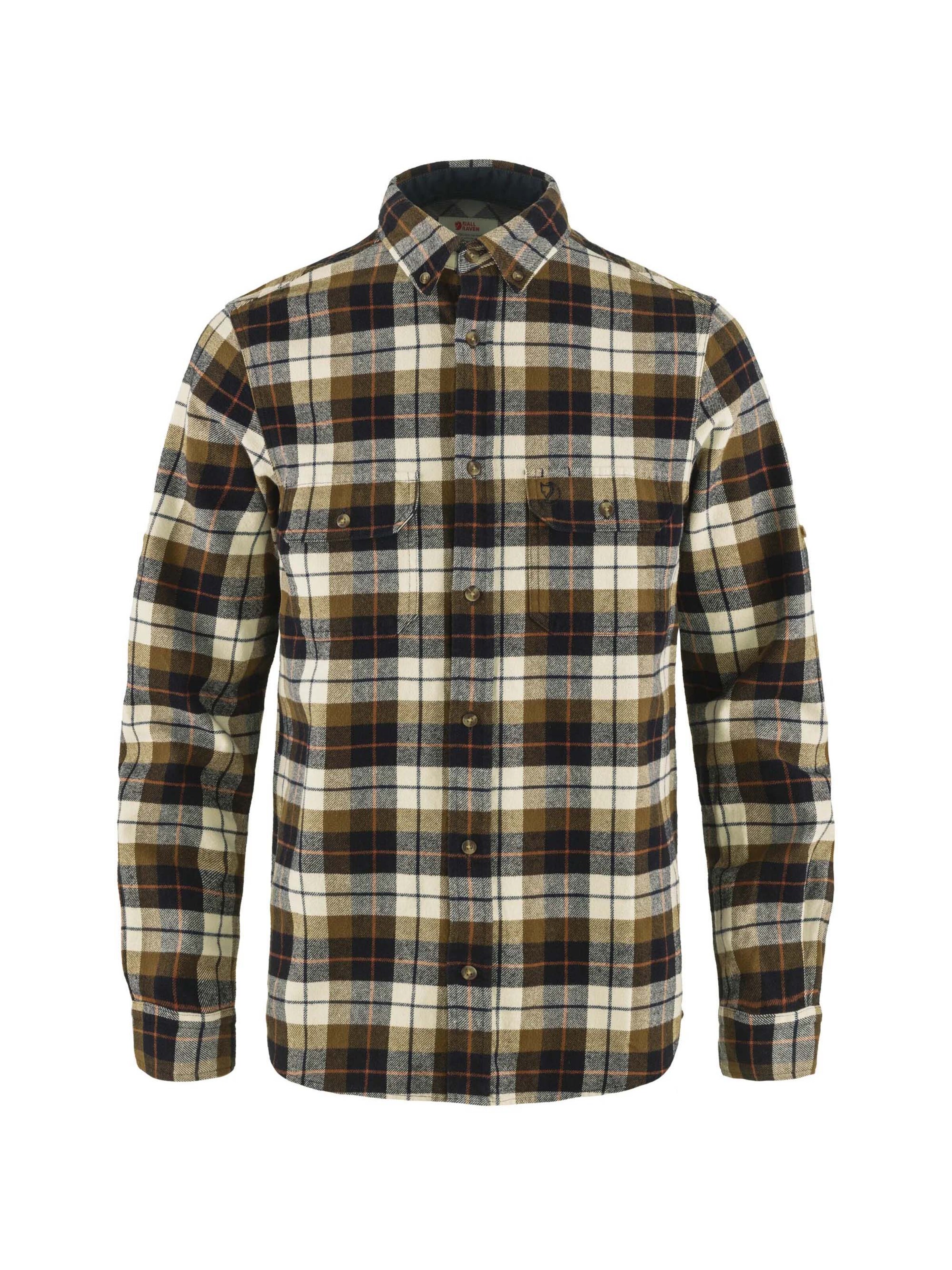 Fjällräven Regular fit Button Up Shirt 'Singi' in Mixed colours: front