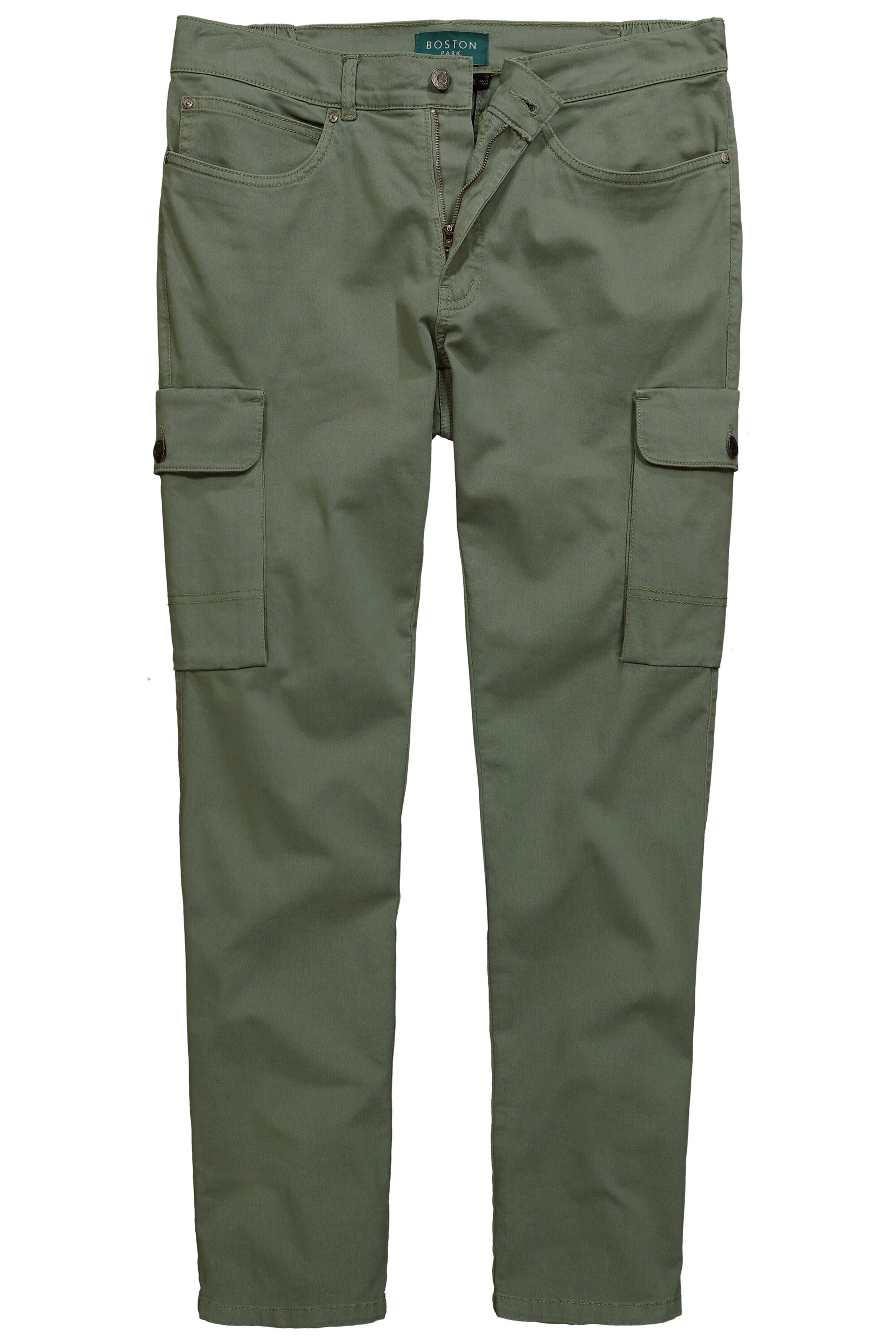 Boston Park Regular Hose in Grün: Vorderseite
