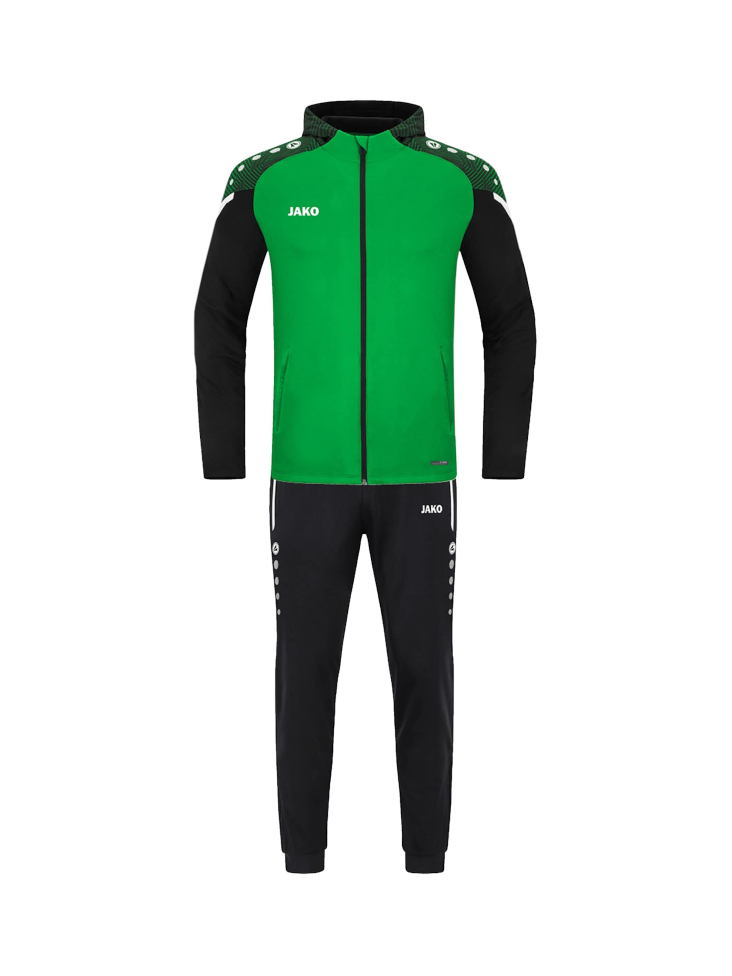 JAKO Trainingsanzug in Grün: Vorderseite