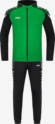 JAKO Trainingsanzug in Grün: Vorderseite