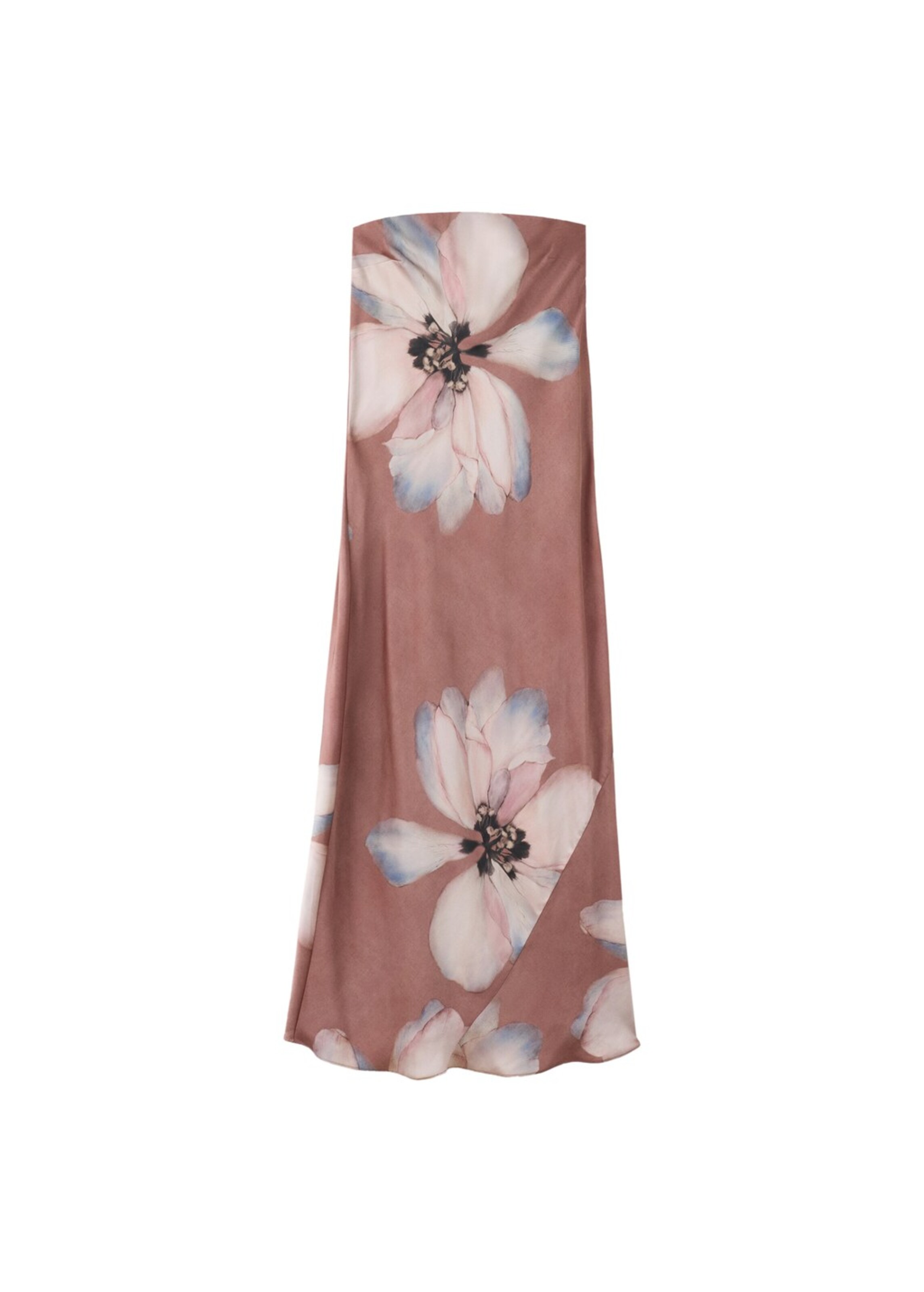 MANGO Beach Dress 'Bloom-a' in Brown