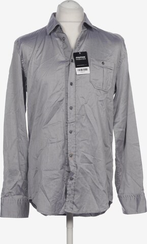 BOSS Orange Button Up Shirt in XL in Grey: front