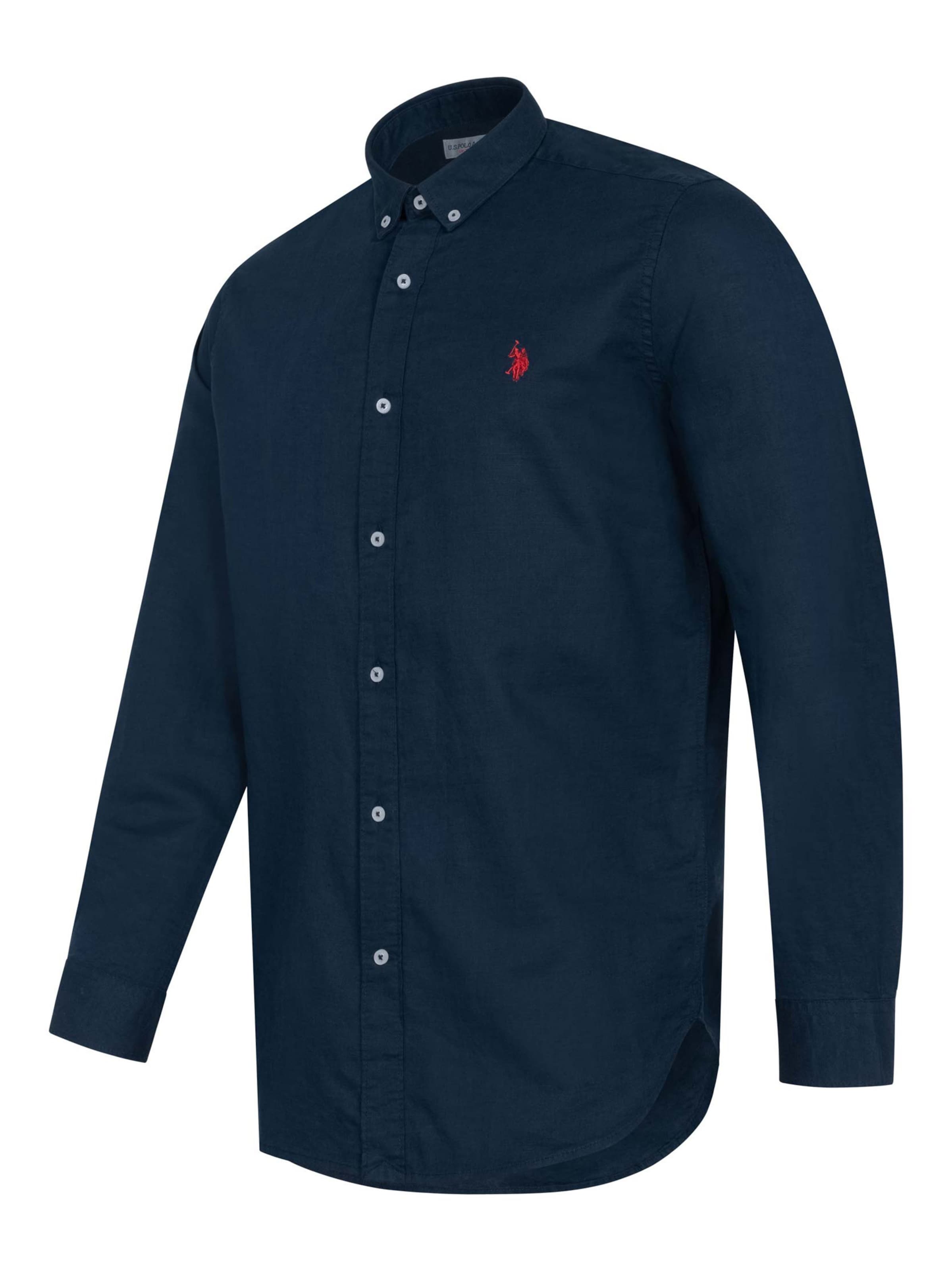U.S. POLO ASSN. Regular fit Button Up Shirt in Blue