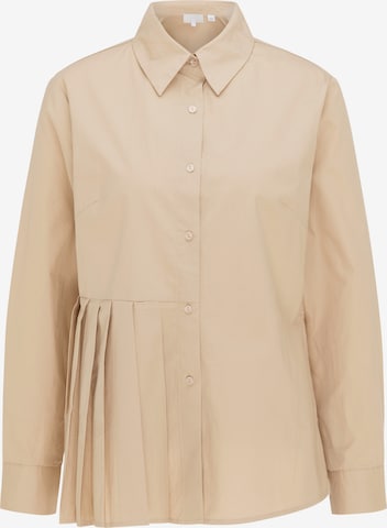 RISA Blouse in Beige: voorkant