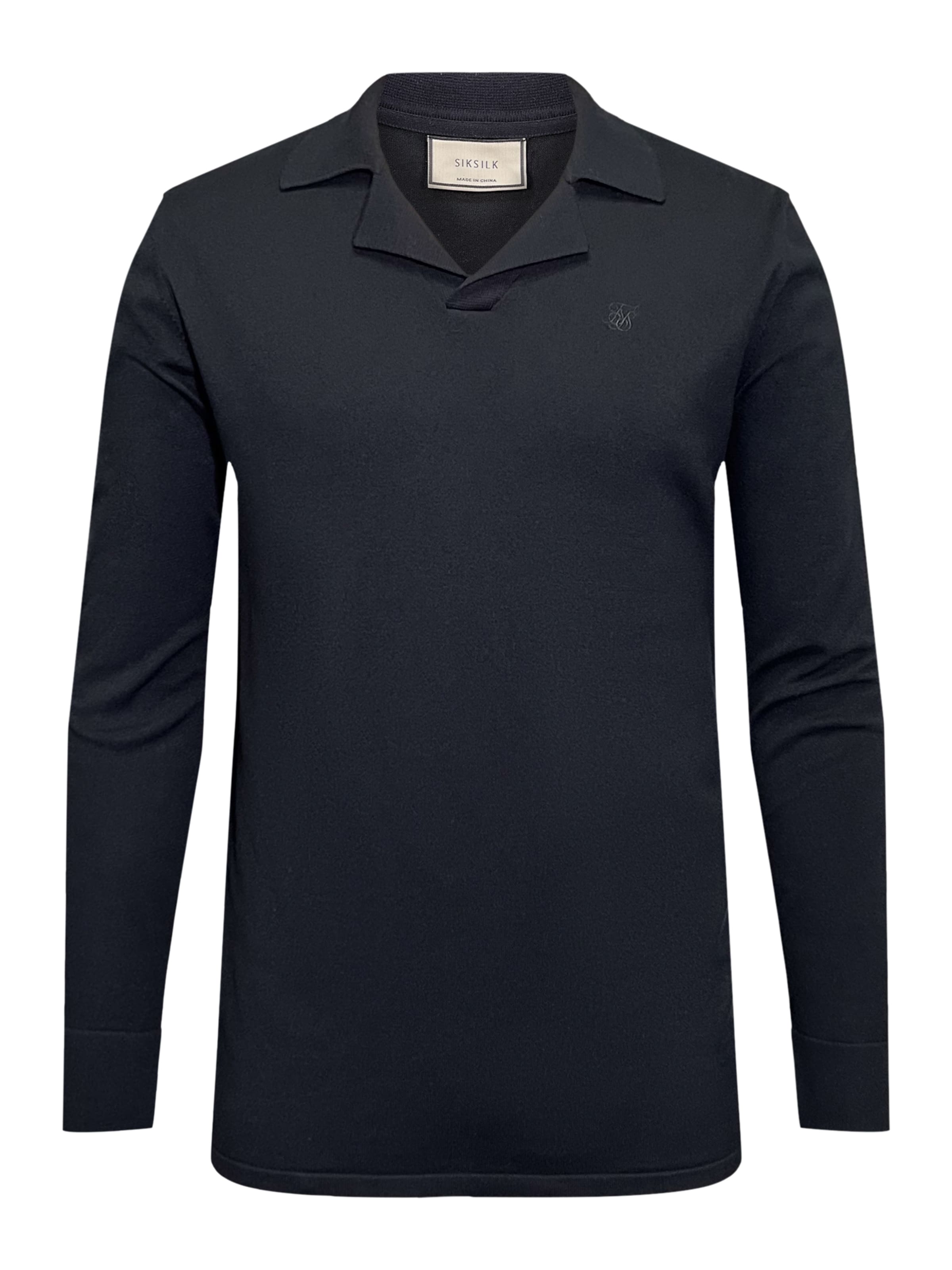 SikSilk Trui in Zwart: voorkant