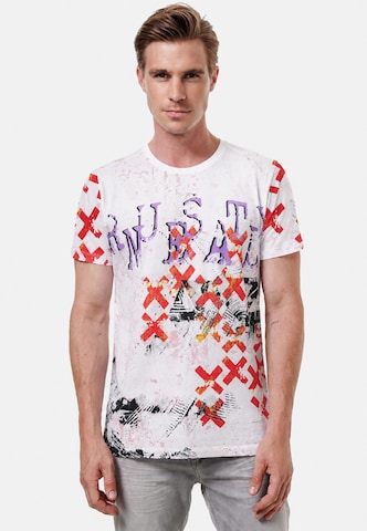 Rusty Neal T-Shirt in Weiß: Vorderseite