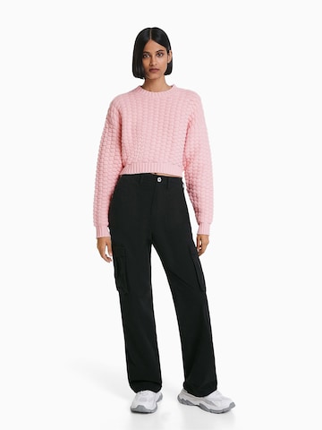 Bershka Sweater in Pink