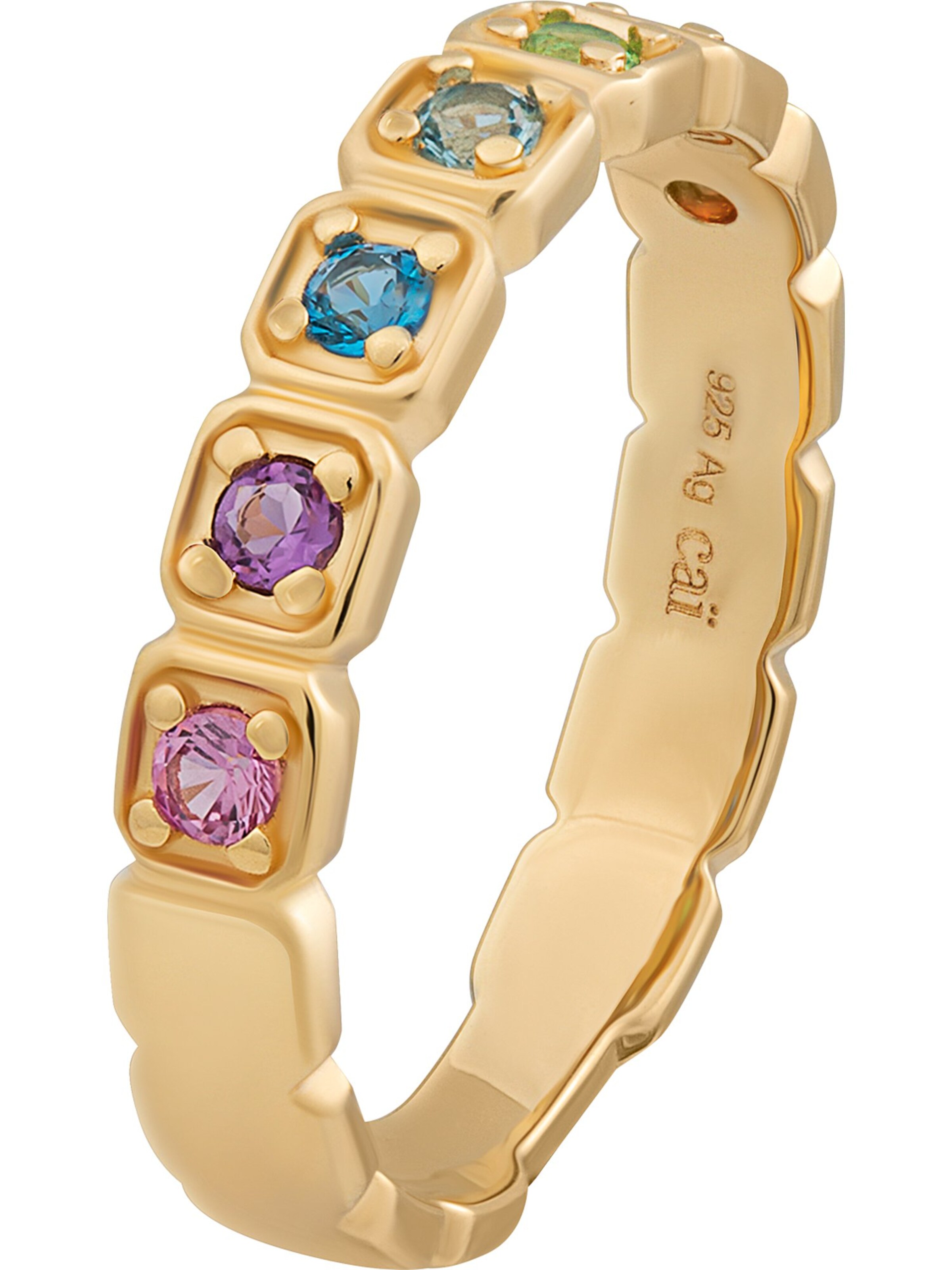 caï Ring in Gold: front