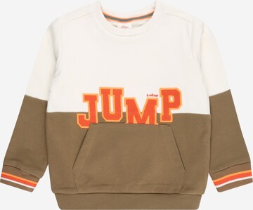 s.Oliver Sweatshirt in Brown: front