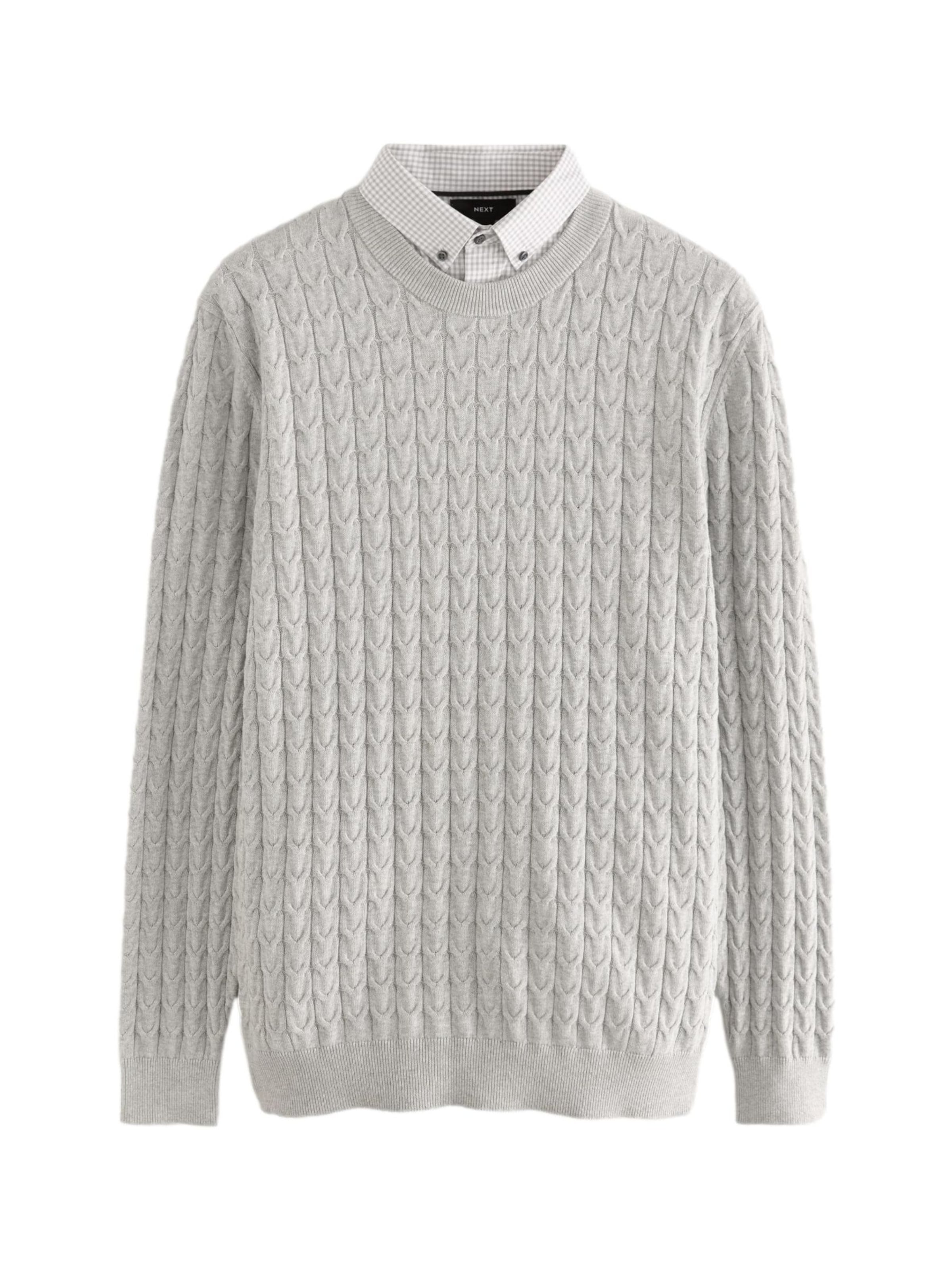 Next Pullover in Grau: Vorderseite