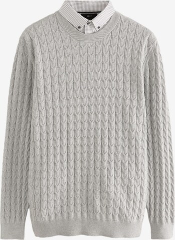 Pull-over Next en gris : devant