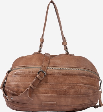 FREDsBRUDER Shoulder Bag 'Alton' in Brown: front