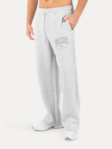 Smilodox Loosefit Oversize Jogginghose Oswin in Grau
