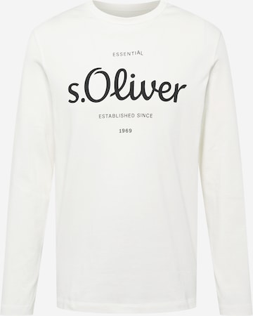 s.Oliver Shirt in Weiß: predná strana