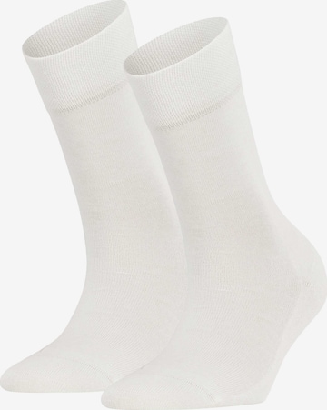 FALKE Sokken in Wit: voorkant