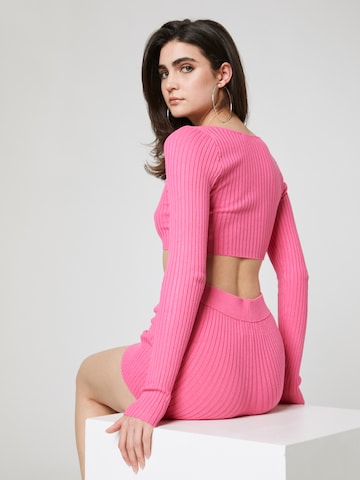 LENI KLUM x ABOUT YOU Sweater 'Salma' in Pink