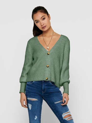 Cardigan 'Clare' ONLY en vert : devant